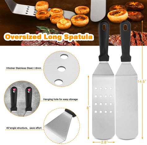 Griddle Flat Top Grill Accessories BBQ Tools Gift Kit Melting Dome Lid ...