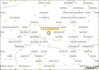 Trzebinia (Poland) map - nona.net