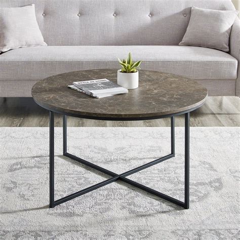 Middlebrook Designs 36-inch Round Coffee Table - Bed Bath & Beyond ...