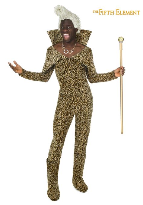 5th Element Ruby Rhod Costume with Wig