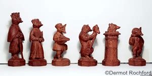 Antique European Figural Chess Sets