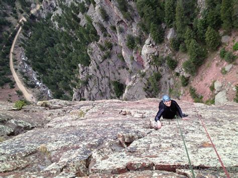 Climbing at Eldorado Canyon - Colorado Mountain School