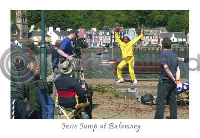 Josie Jump At Balamory Postcard (H A6 LY) - Lyrical Scotland