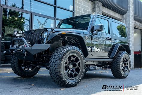 Jeep Wrangler with 20in Black Rhino Overland Wheels exclusively from Butler Tires and Wheels in ...