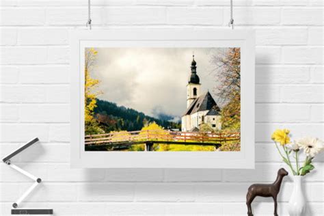 Old Church - Wall Art - Nature View Graphic by BVR Presets Store · Creative Fabrica