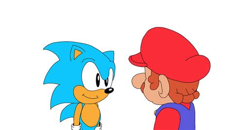 mario and sonic by wkm37 on DeviantArt