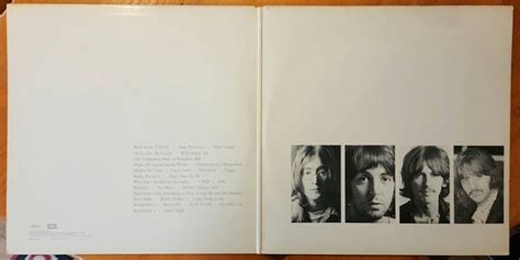 The Beatles White Album White Vinyl Original Capitol Lp See Pictures for Song List Long Out of ...