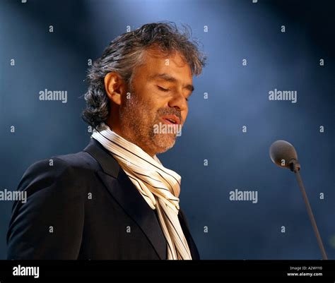 Italian Opera star, Andrea Bocelli in concert Stock Photo - Alamy