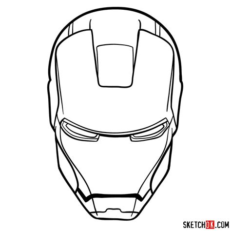 Cool Art Drawings, Drawing For Kids, Iron Man Drawing Easy, Drawn Mask ...