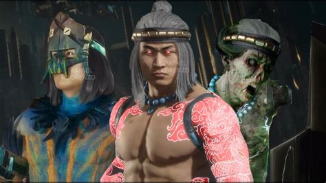 MORTAL KOMBAT LIU KANG Evolution Skins Costumes MK1 - MK11 - MORTAL ...