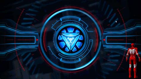 Download "The Iconic Iron Man Arc Reactor" Wallpaper | Wallpapers.com