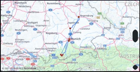 What is the driving distance from Oberammergau Germany to Regensburg Germany? Google Maps ...