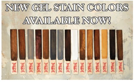 New Gel Stain Colors! | Stylish Patina | General finishes gel stain ...