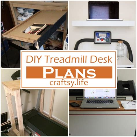 21 DIY Treadmill Desk Plans To Work While Running - Craftsy