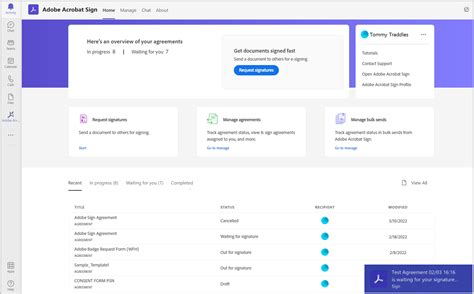 Adobe Sign for Microsoft - Teams
