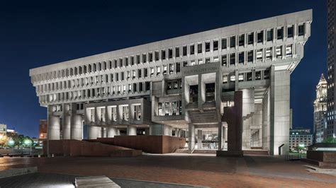 Boston City Hall renovation preserves "honesty" of brutalist building ...