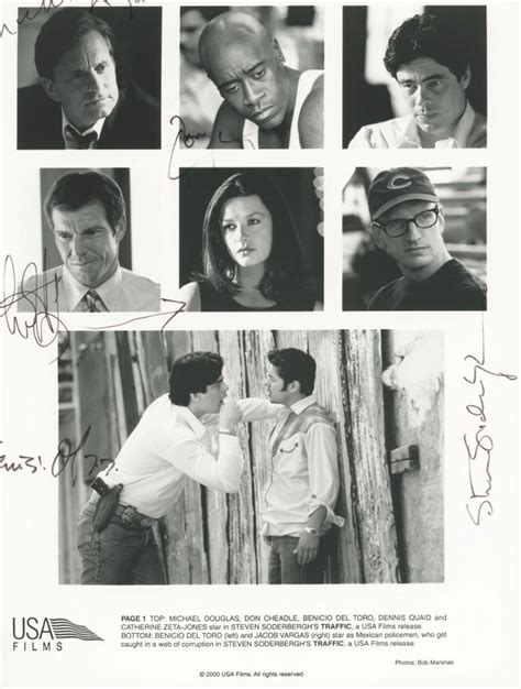 Traffic cast signed movie photo | EstateSales.org