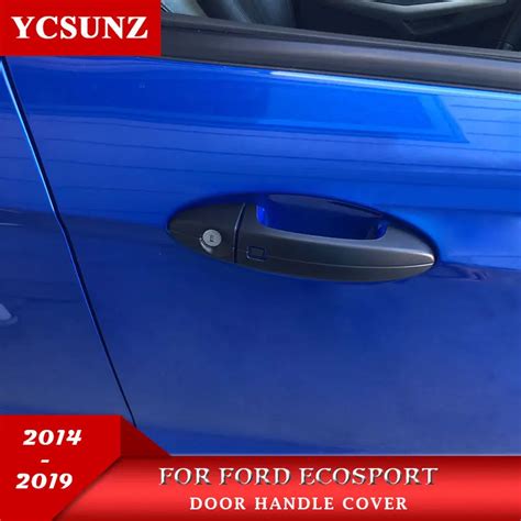 Car Accessories Black Handle Cover And Door Handle Inner FOR FORD ECOSPORT 2014 2019-in Exterior ...