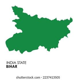 Bihar Map Indian State Bihar Map Stock Vector (Royalty Free) 2237413505 ...