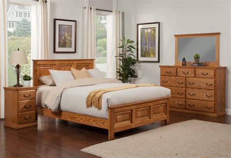 Solid Oak Bedroom Sets | Solid Wood Bedroom Suites - queen size