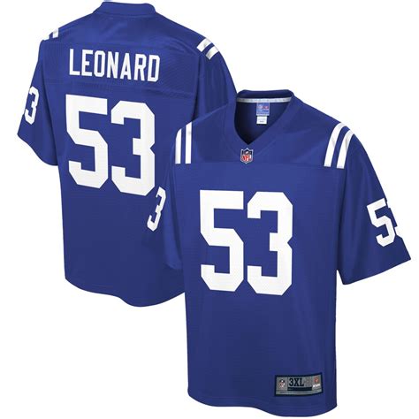 Darius Leonard Jersey S-3X 4X 5X 6X XLT 2XLT 3XLT 4XLT 5XLT - 4X ...