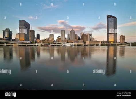 The Brisbane skyline Stock Photo - Alamy