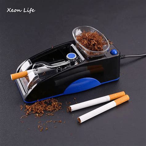 US Adapter Electric Automatic Cigarette Rolling Machine Tobacco Maker ...