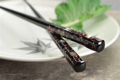 Wakasa Kai Lacquered Chopsticks | Japanese-Style Black Chopsticks