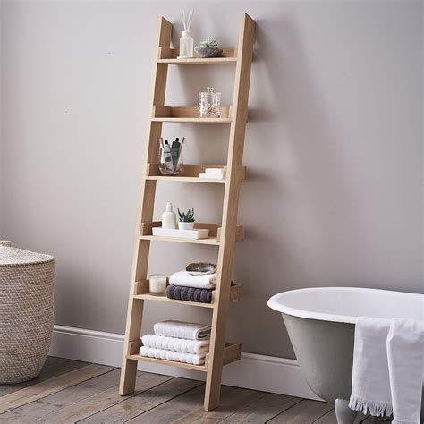 Small Bathroom Ladder Shelf - BATHROOM BHE