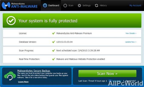 Malwarebytes Anti-Malware Premium Free Download - ALLPCWorld