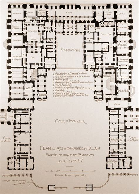 Champs-Élysées | Trotterz | Castle floor plan, How to plan, Versailles