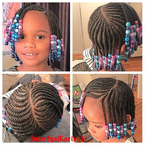 Cute Style! Kid Braid Styles, Girls Braids, Braids For Kids, Kids Curly Hairstyles, Children ...