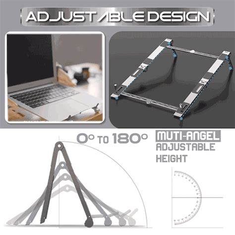 Portable Aluminum Foldable Laptop Stand