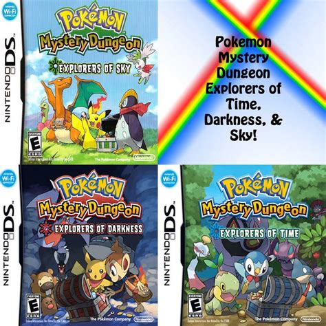 Pokemon Mystery Dungeon Series by DarknessFlame16 on DeviantArt