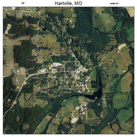 Aerial Photography Map of Hartville, MO Missouri