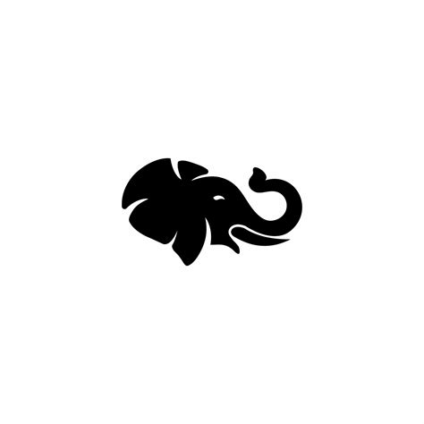 elephant head vector logo design 29851744 Vector Art at Vecteezy