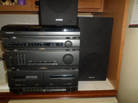 Early 1990's Magnavox AS3 Home Stereo System Record Player