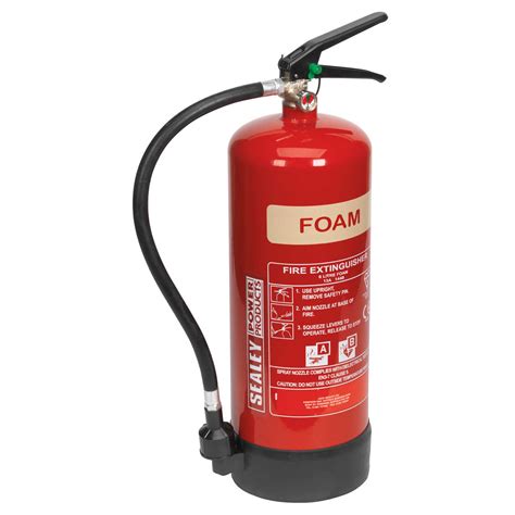 Sealey 6ltr Litre Safety AFFF A / B Class Foam Fire Extinguisher - SFE06 | eBay