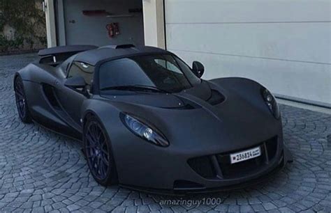 Hennessey Venom GT in matte black Us Car Manufacturers, Dr Car ...