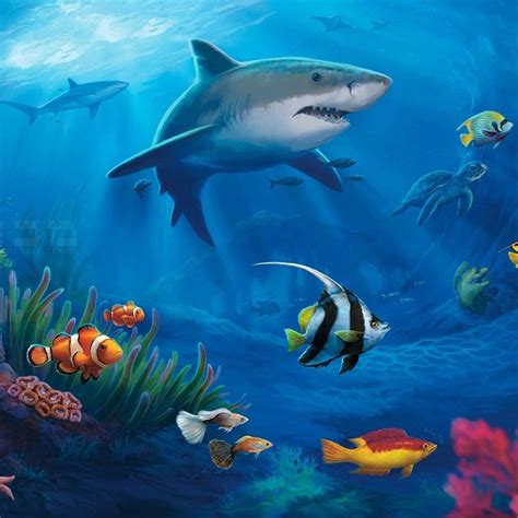 Shark World | Live fish wallpaper, Underwater wallpaper, Fish wallpaper