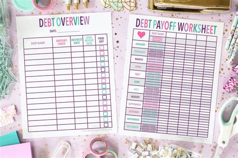 Free Printable Debt Payoff Planner | Free Organizing Printables