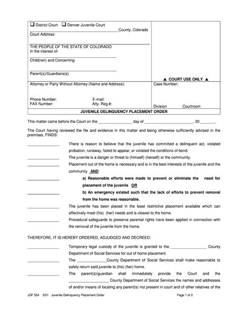 District Court of Denver County Colorado Form - Fill Out and Sign Printable PDF Template ...