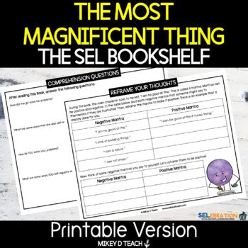 The Most Magnificent Thing Lesson Plan and Activities | SEL | Print Version