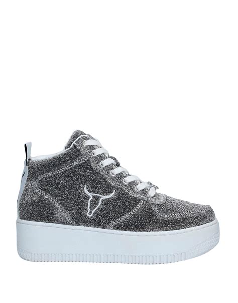 Windsor Smith Leather High-tops & Sneakers in Lead (Gray) - Lyst