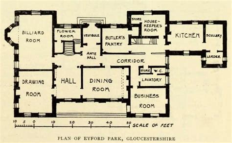 eyford park | Country house floor plan, Country house plans, House ...