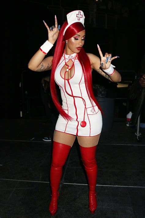 Cardi B Wows In Sexy Nurse Costume In NYC – Hollywood Life