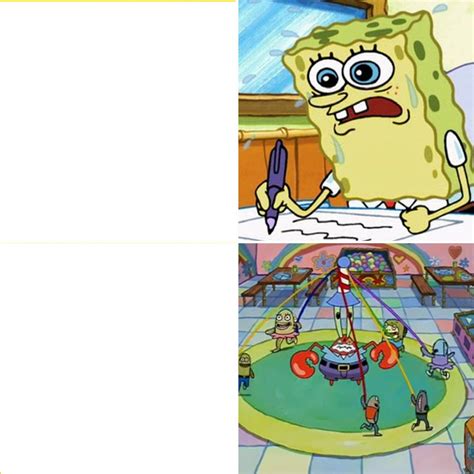 Spongebob Sweating Meme - Captions Hunter