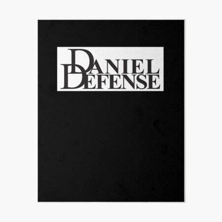 "Daniel Defense Logo" Art Board Print for Sale by PorshaLloyd | Redbubble