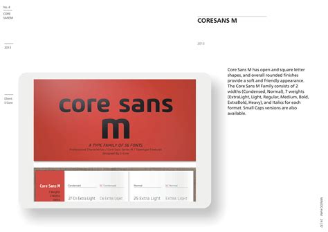 Core sans m :: Behance