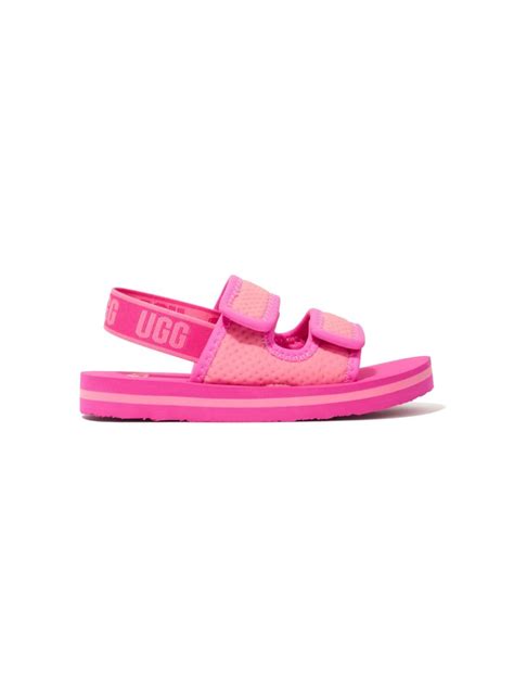 UGG Kids Lennon Slingback Sandals | Pink | FARFETCH